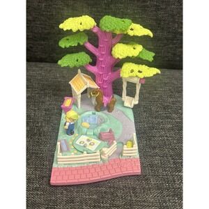 Polly Pocket Climbing Tree/Shady Tree Set Complete 1994 Vintage Bluebird